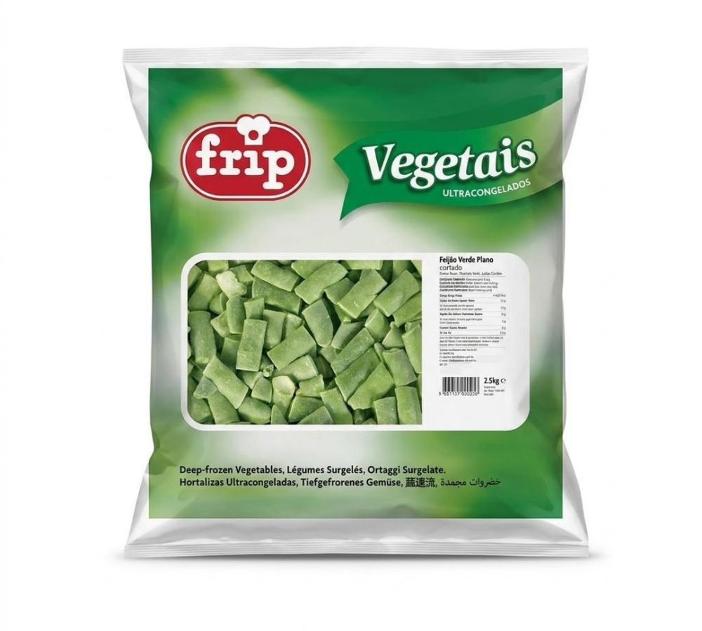 FEIJAO VERDE PLANO CORT. (cx.4x2.5kg) - FRIP