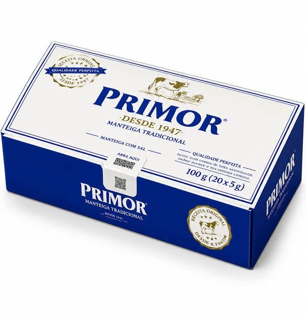MANTEIGA DOSES C/SAL 20x20x 8 GR *PRIMOR*