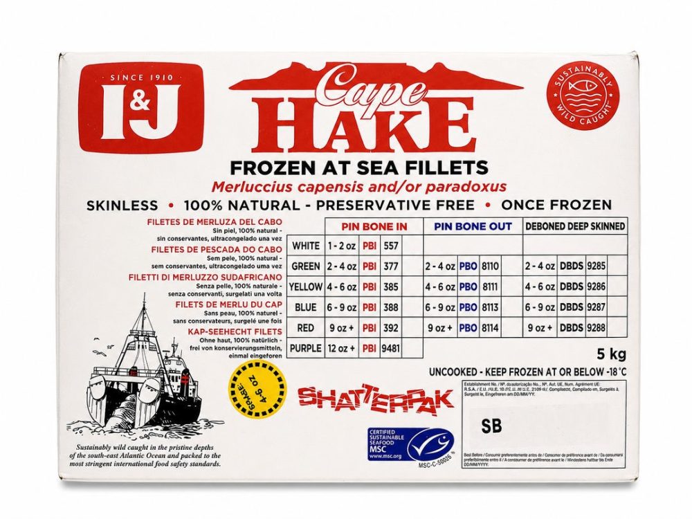 FILETE PESC. 4/6 OZ A. I&J 2X5KG