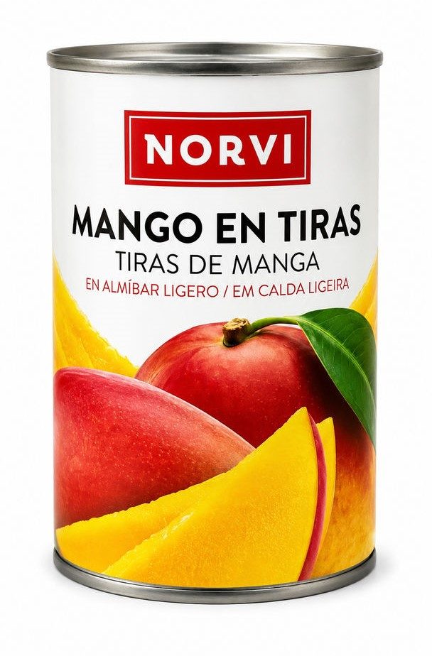 MANGA EM TIRAS COM CALDA LATA 12X425GR P.L.